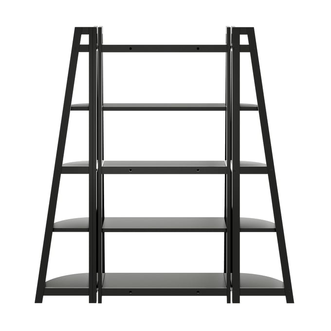 58 Adam A Frame Corner Shelf - Black - Winsome