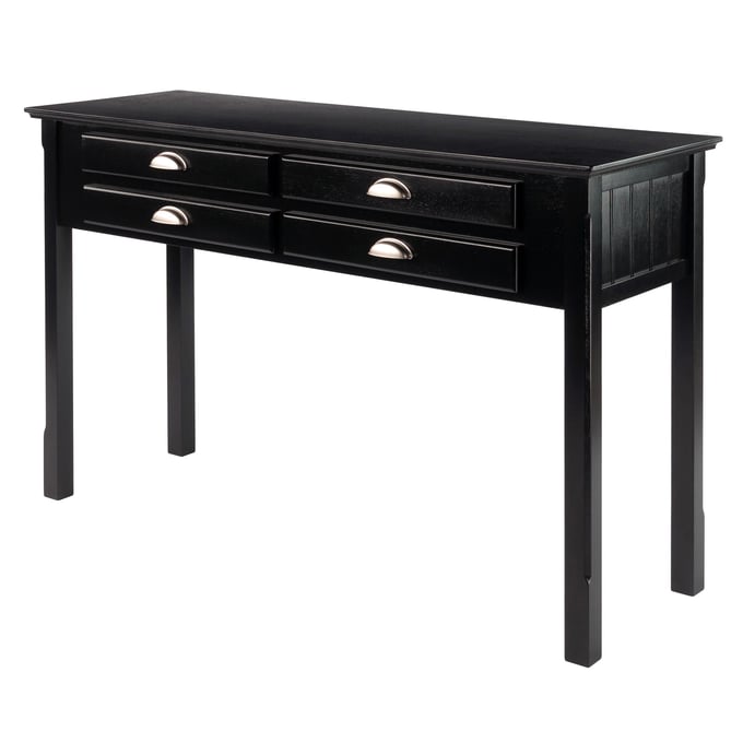 Winsome Timber Black Wood Console Table WNS-20450