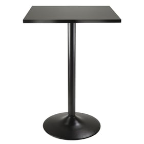 Winsome Obsidian Black Square Dining Table