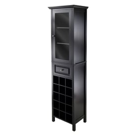 Winsome Burgundy Black Wine Display Tower