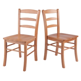 2 Winsome Benjamin Light Oak Wood Dining Chairs