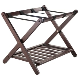 Winsome Remy Cappuccino Wood Luggage Rack