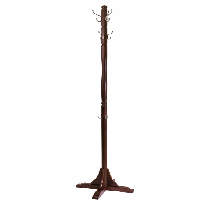 Winsome Jera Cappuccino Wood Coat Tree WNS-40972