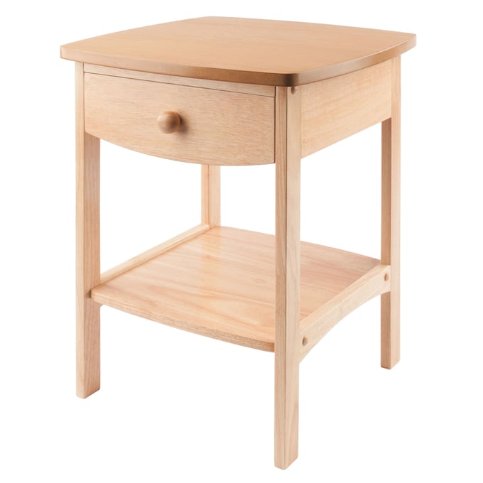 Winsome Claire Natural Curved Accent Table WNS-82218