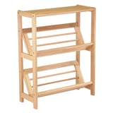 Mercury 2-Pc Stackable Shoe Rack Set - Winsome Wood 81429