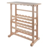 Winsome Wood Mercury 2-PC Stackable Shoe Rack, Natural Wood, 4