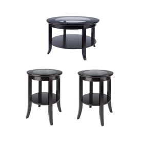 Winsome Genoa Espresso 3pc Coffee Table Set