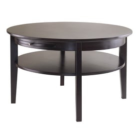 Winsome Amelia Espresso Coffee Table with Pull Out Tray