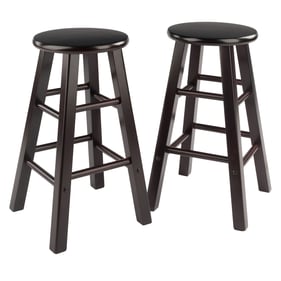 2 Winsome Element Espresso Counter Height Stools