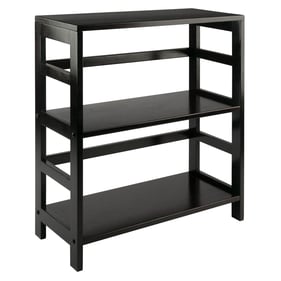 Winsome Leo Espresso 2 Tier Wide Storage Shelf