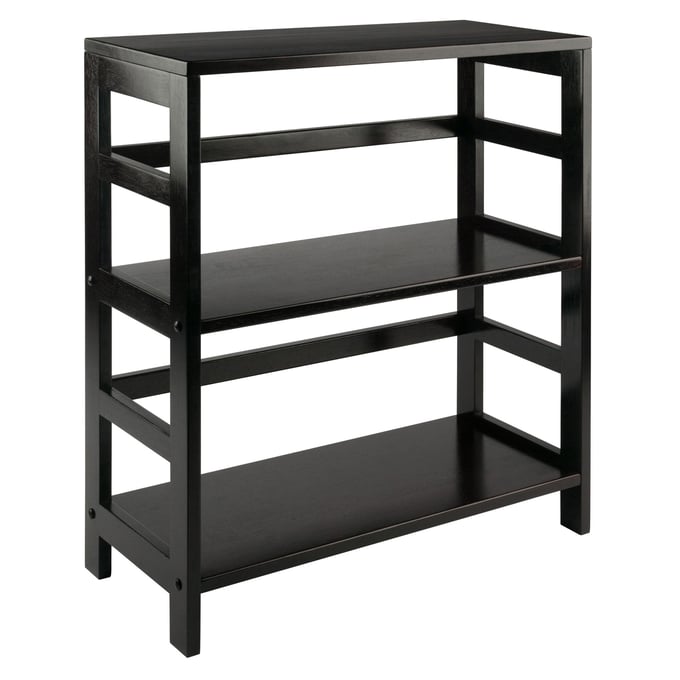 Winsome Leo Espresso 2 Tier Wide Storage Shelf WNS-92326