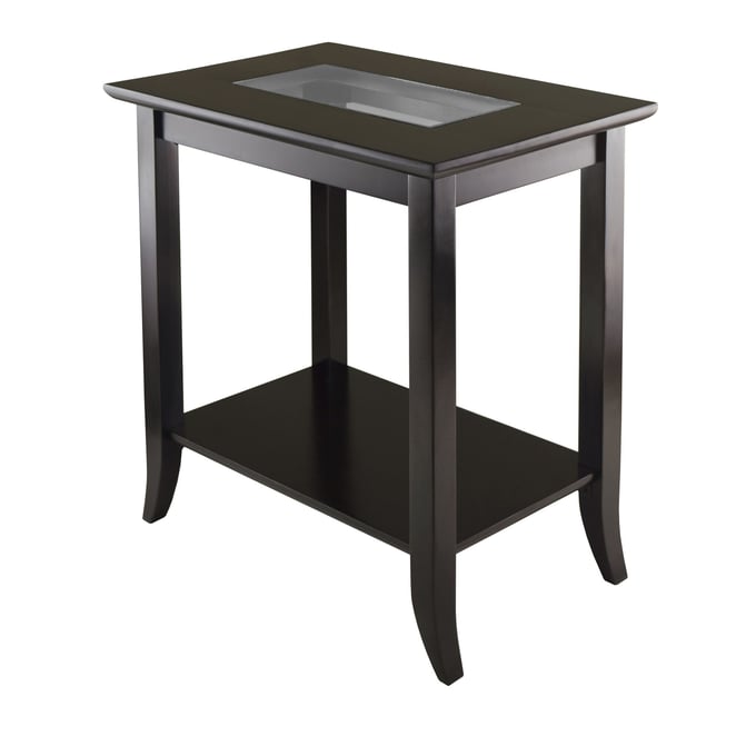 Winsome Genoa Espresso Wood Rectangle End Table WNS-92419