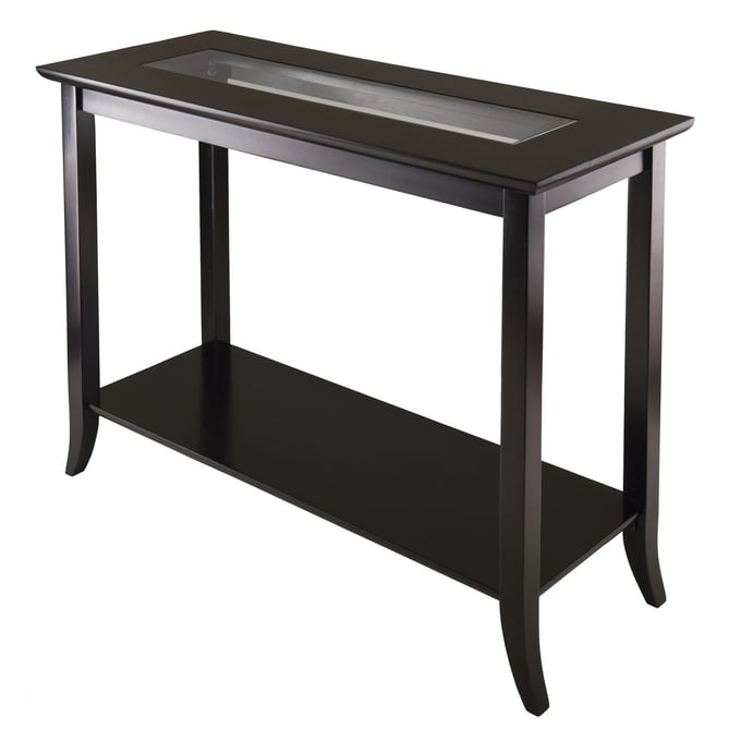 Winsome Genoa Espresso Wood Rectangle Console Table WNS-92450