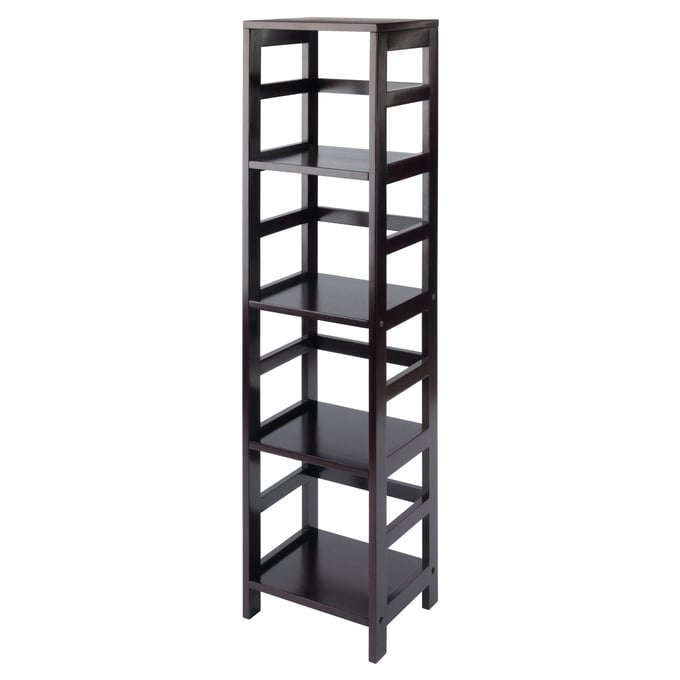 Winsome Leo Espresso 4 Tier Storage Shelf WNS-92514