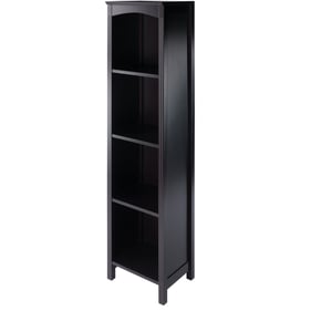 Winsome Terrace Espresso 5 Tier Storage Shelf Bookcase