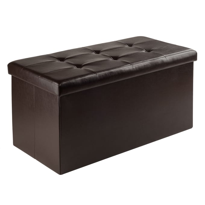 Winsome Ashford Espresso Rectangle Storage Ottoman WNS-92627