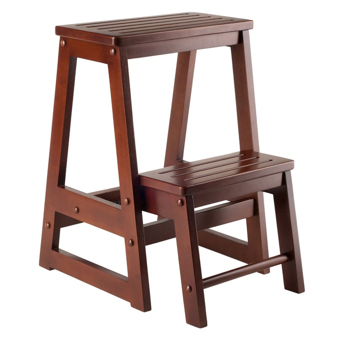 Winsome Ascend Walnut Wood Step Stool WNS-94022