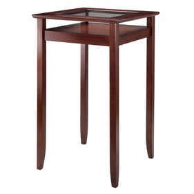 Winsome Halo Walnut Wood Pub High Table