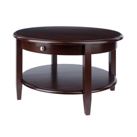 Winsome Concord Walnut Round Coffee Table