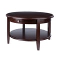 Concord Round Coffee Table, Walnut