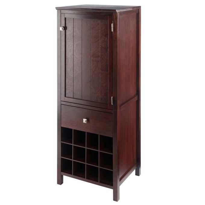 Winsome Brooke Walnut Jelly 3 Section Cupboard WNS-94412