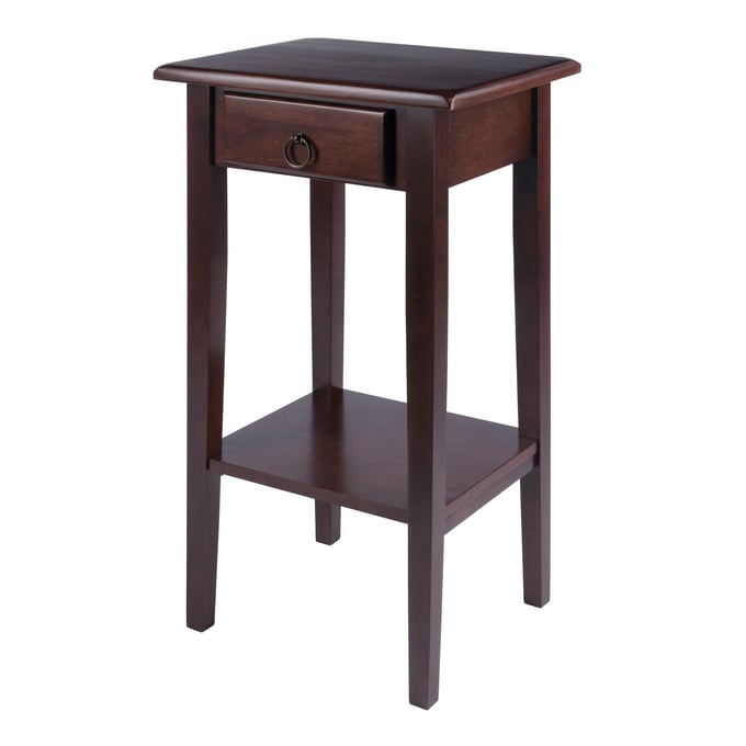 Winsome Regalia Walnut Wood Accent Side Table WNS-94430