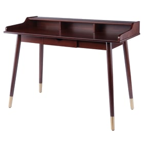 Winsome Sonja Walnut Wood Writing Desk