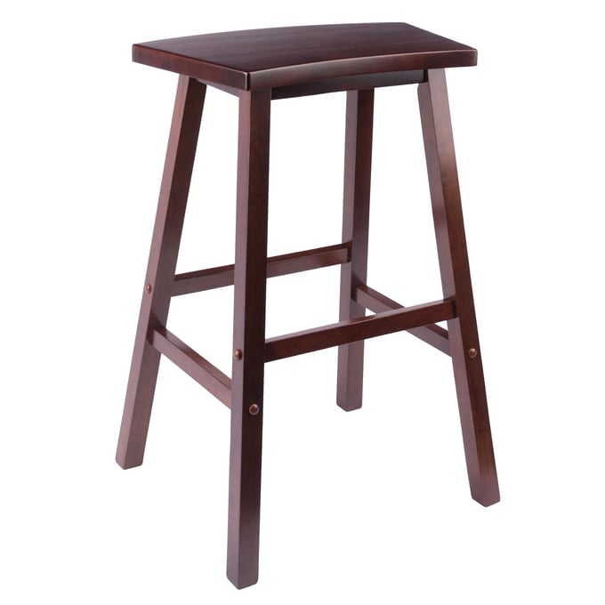 Winsome Katashi Walnut Fan Shape Bar Stool WNS-94830