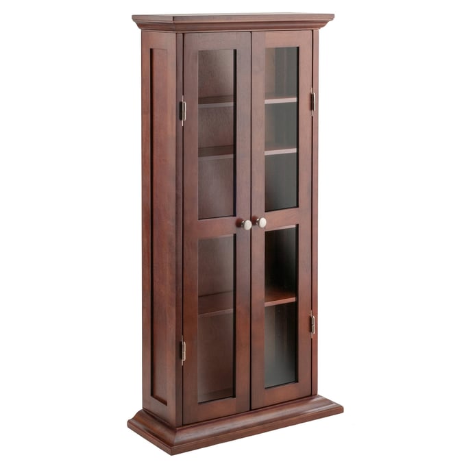 Winsome Holden Walnut Wood Media Cabinet WNS-94944