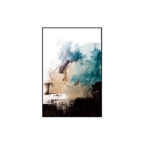 Whiteline Windy Black Canvas Wall Art