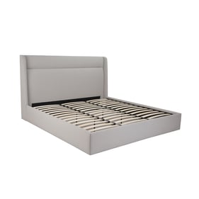 Whiteline Tokyo Light Grey King Bed