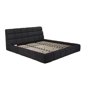 Whiteline Owen Dark Grey King Bed