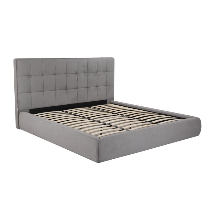 Whiteline Dexter Grey King Bed WTL-BK2013F-GRY