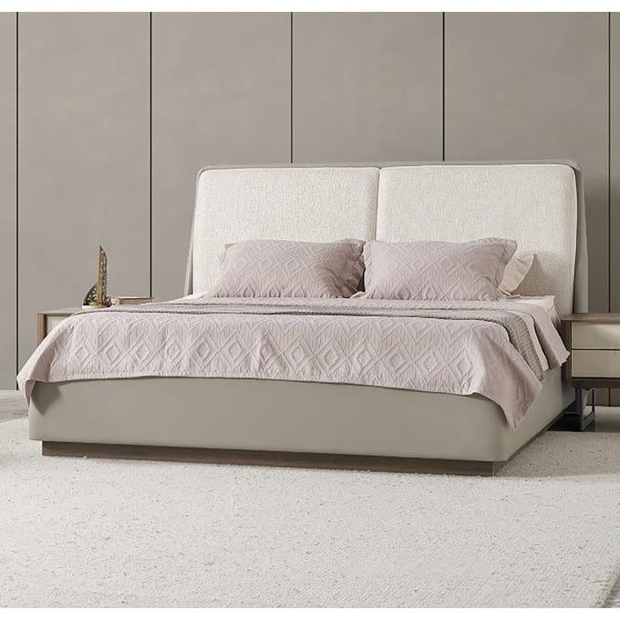 Whiteline Romina Light Grey King Bed WTL-BK2020P-LGRY