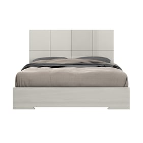 Whiteline Anna Light Grey Queen Bed