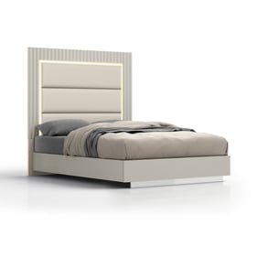 Whiteline Chloe Grey Queen Bed