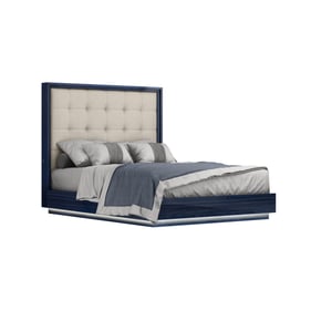 Whiteline Alexander Blue Queen Bed