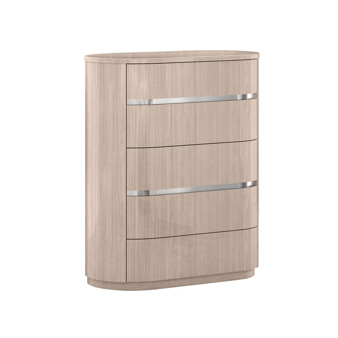 Whiteline Waves Beige 4 Drawers Chest WTL-CD1753-BEI