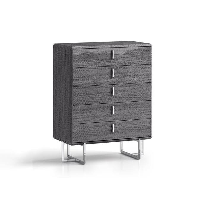 Whiteline Chloe Grey 5 Drawers Chest WTL-CD1888-GRY