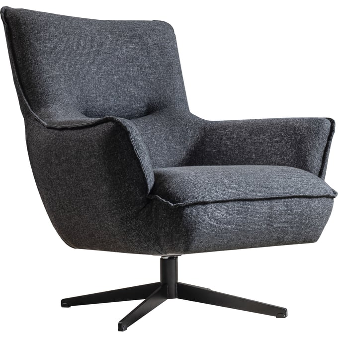 Whiteline Fatsa Dark Grey Fabric Swivel Chair WTL-CH1757F-DGRY