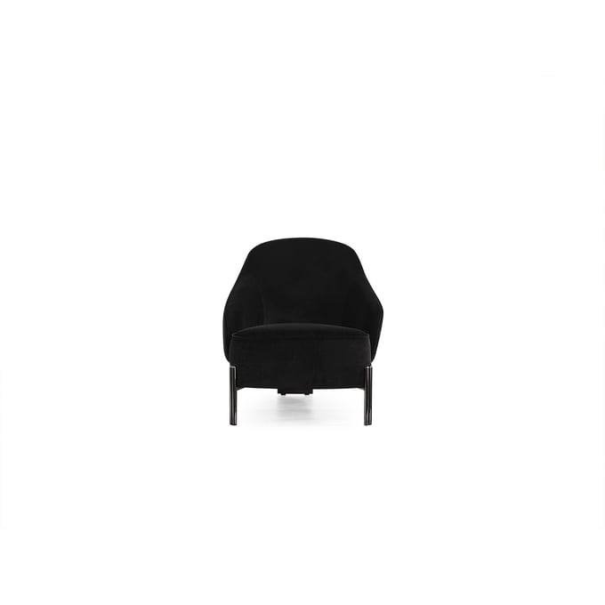 Whiteline Favori Black Accent Chair WTL-CH1840-BLK