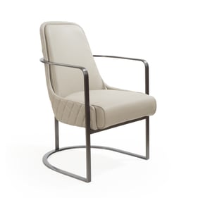 Whiteline Bea Light Grey Accent Chair