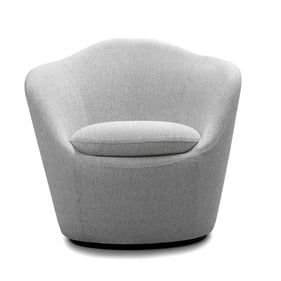 Whiteline Stone Light Grey Accent Chair