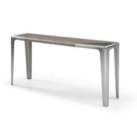 Whiteline Elena Light Grey Console Table