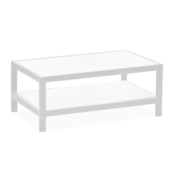 Whiteline Angelina White Outdoor Coffee Table WTL-CT1594-WHT