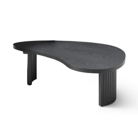 Whiteline Pam Black Small Coffee Table