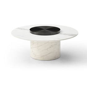 Whiteline Aviana White Coffee Table