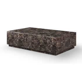 Whiteline Iris Dark Emperador Coffee Table