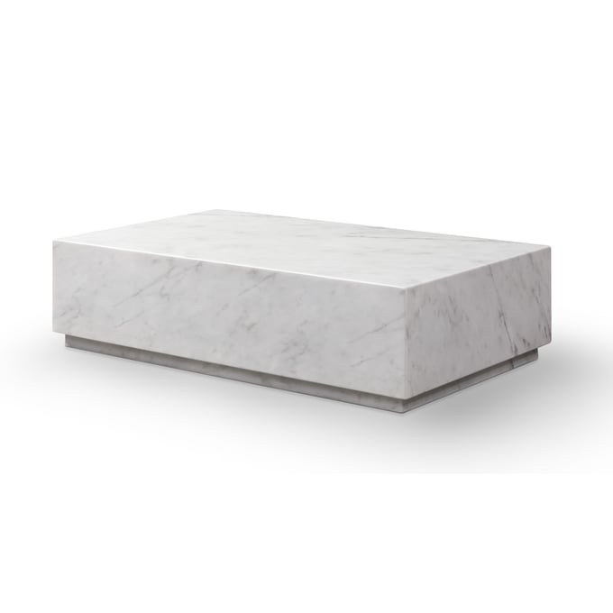 Whiteline Iris White Coffee Table WTL-CT1927R-WHT