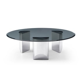 Whiteline Naomi Silver Coffee Table